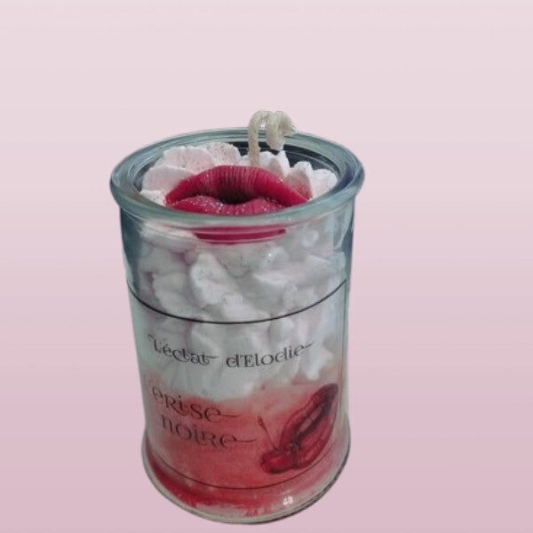 L'éclat d'Elodie - Bougie - Gourmande - Cerise noire Leclat dElodie Bougie Gourmande Cerise noire