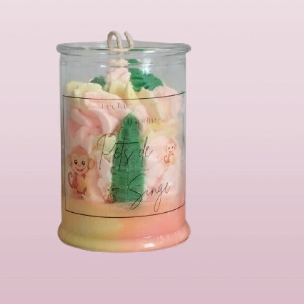 Leclat dElodie bougie G pets de singe