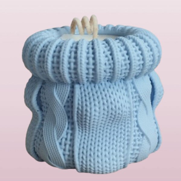 L'éclat d'Elodie - bougie pot jesmo bleu Leclat dElodie bougie pot jesmo bleu